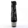 Pleaser - ADORE1008SQ Bottes de plateforme, Pole dance chaussures - Chaussures de pole dance - Noir/Couleur argent Product image
